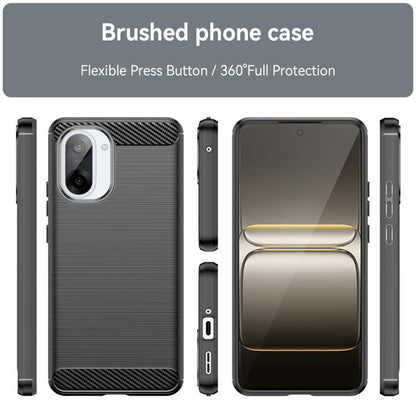 Husa pentru OnePlus Nord CE5, Techsuit, Carbon, Neagra