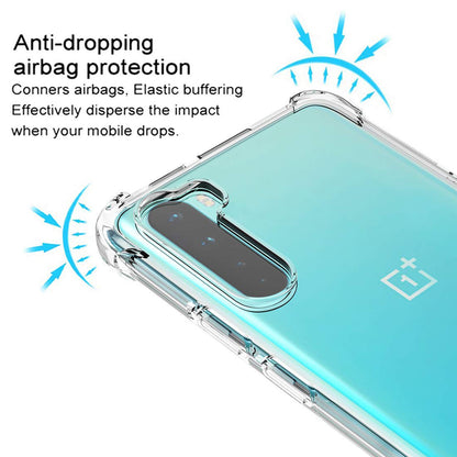 Husa pentru OnePlus Nord, Techsuit, Shockproof Clear, Transparenta