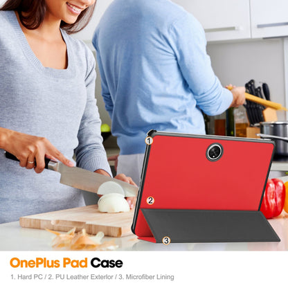Husa pentru OnePlus Pad, Techsuit, FoldPro, Rosie