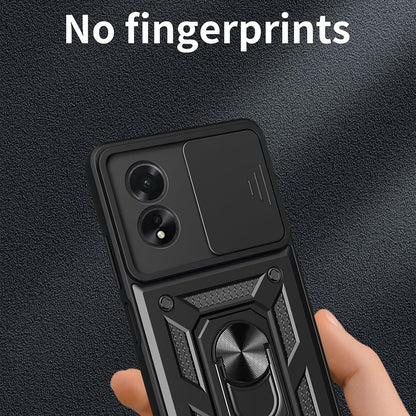 Husa pentru Oppo A18 / A38, Techsuit, CamShield, Neagra