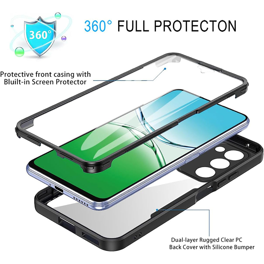Husa pentru Oppo A5 4G / A5 5G, Techsuit, ColorVerse 360, Albastra