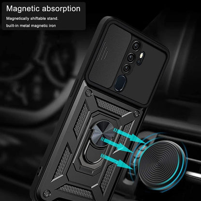 Husa pentru Oppo A5 4G, Techsuit, CamShield, Neagra