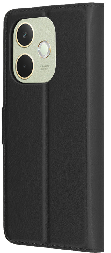 Husa pentru Oppo A5 Pro 4G / A5 Pro, Techsuit, Leather Folio, Neagra