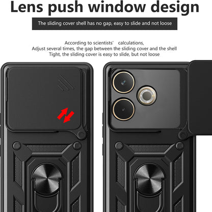 Husa pentru Oppo A5 Pro 4G / A5 Pro, Techsuit, CamShield, Albastra