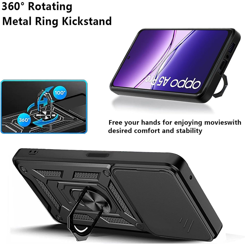 Husa pentru Oppo A5 Pro 4G / A5 Pro, Techsuit, CamShield, Albastra
