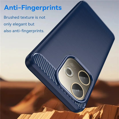 Husa pentru Oppo A5 Pro 4G / A5 Pro, Techsuit, Carbon, Albastra