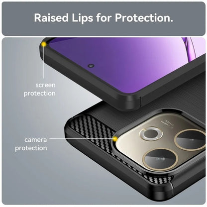 Husa pentru Oppo A5 Pro 4G / A5 Pro, Techsuit, Carbon, Neagra