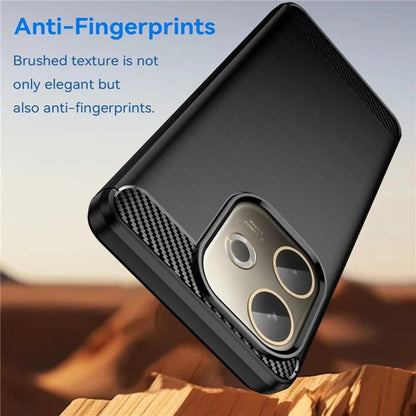 Husa pentru Oppo A5 Pro 4G / A5 Pro, Techsuit, Carbon, Neagra