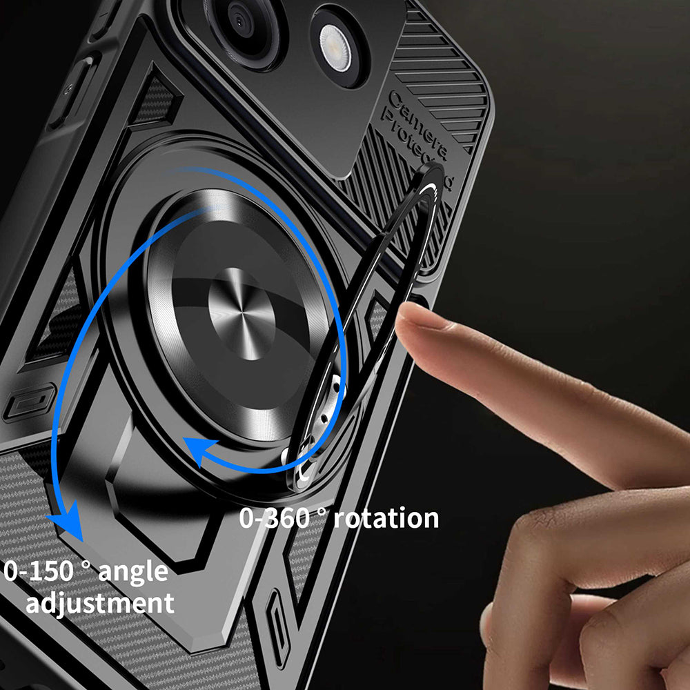 Husa pentru Oppo A5 Pro 4G / A5 Pro, Techsuit, RuggedCam, Mov