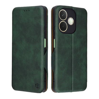 Husa pentru Oppo A5 Pro 4G / A5 Pro, Techsuit, Safe Wallet Plus, Verde