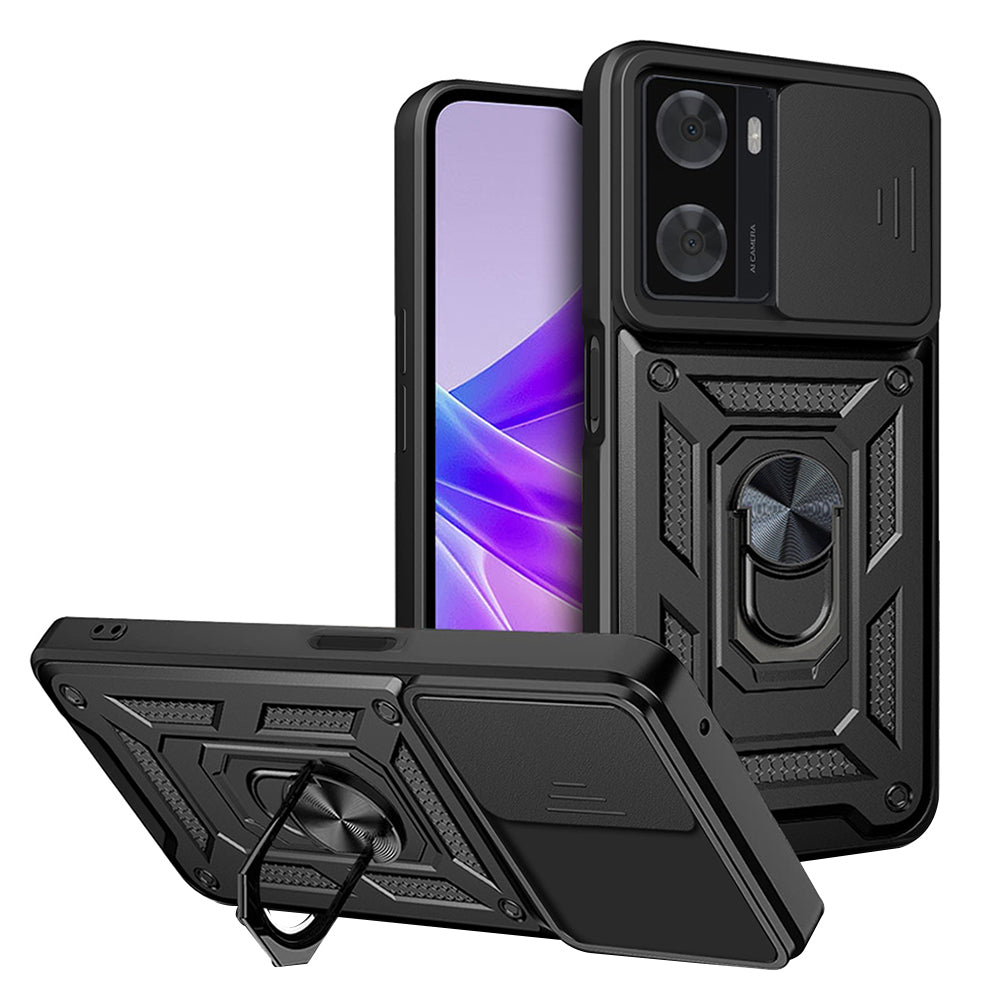 Husa pentru Oppo A57 4G / A57s / Oneplus Nord N20 SE, Techsuit, CamShield, Neagra