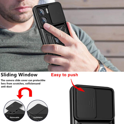Husa pentru Oppo A57 4G / A57s / Oneplus Nord N20 SE, Techsuit, CamShield, Neagra