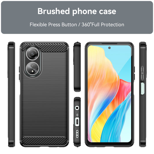 Husa pentru Oppo A58 4G, Techsuit, Carbon, Neagra