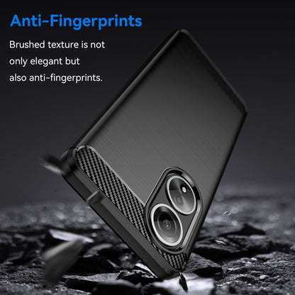 Husa pentru Oppo A58 4G, Techsuit, Carbon, Neagra