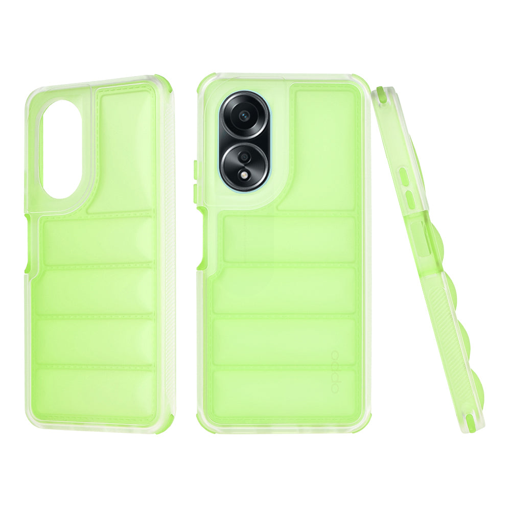Husa pentru Oppo A58 4G, Techsuit, Wave Shield, Verde
