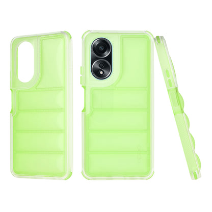 Husa pentru Oppo A58 4G, Techsuit, Wave Shield, Verde