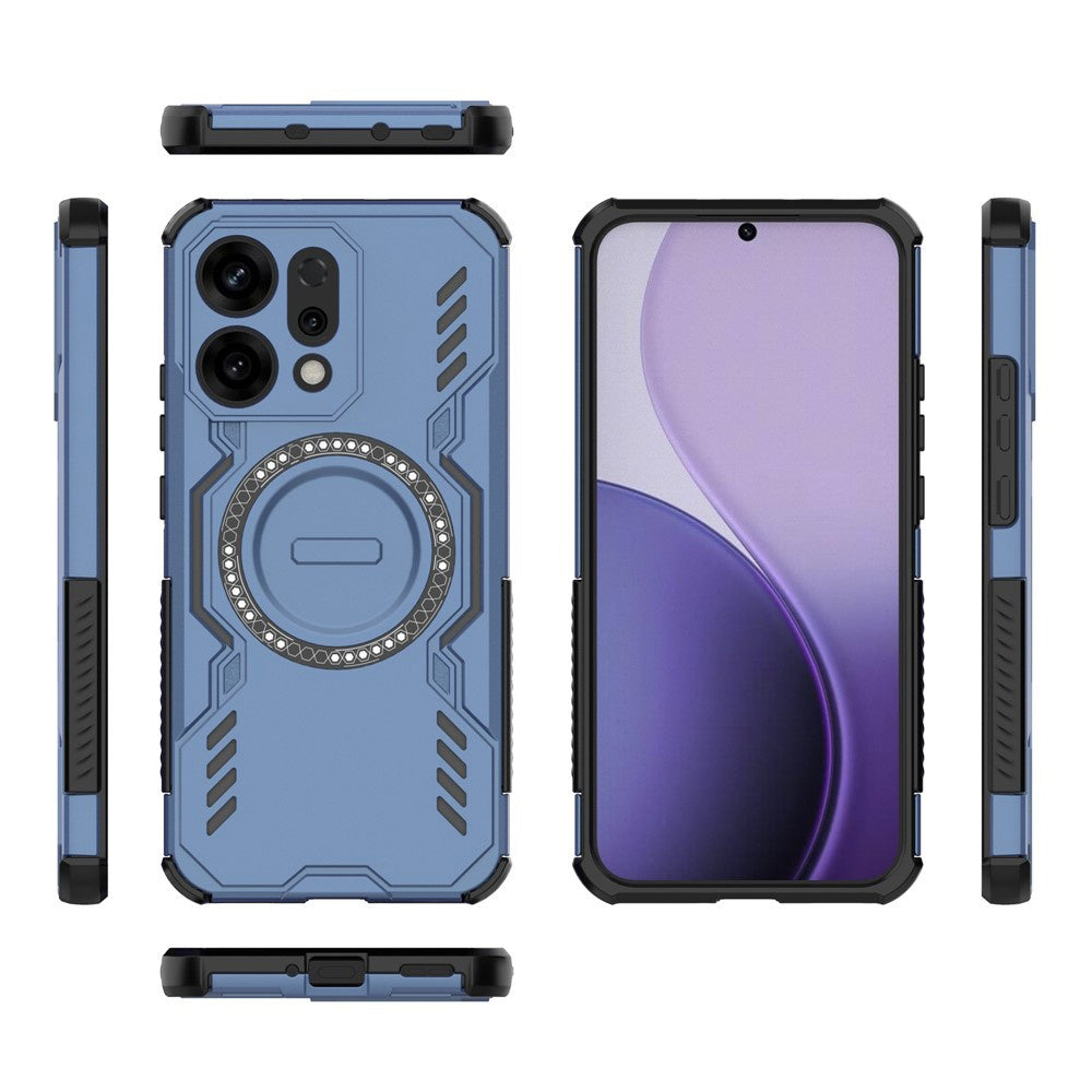 Husa MagSafe pentru Oppo A6 Pro 5G / A6 Pro 4G, Techsuit, ArmorMag, Albastra