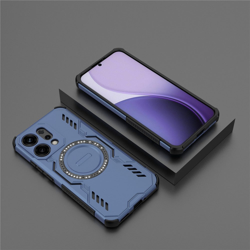 Husa MagSafe pentru Oppo A6 Pro 5G / A6 Pro 4G, Techsuit, ArmorMag, Albastra