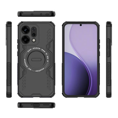 Husa MagSafe pentru Oppo A6 Pro 5G / A6 Pro 4G, Techsuit, ArmorMag, Neagra