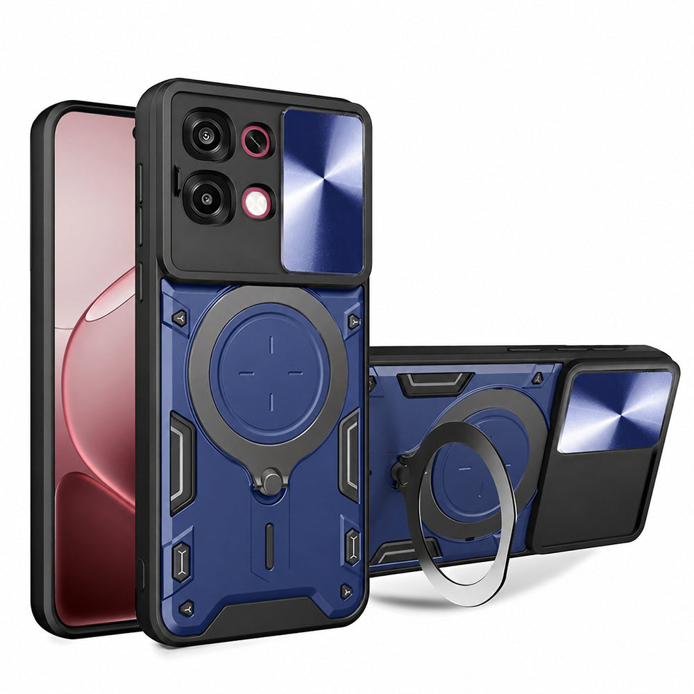 Husa pentru Oppo A6 Pro 5G / A6 Pro 4G, Techsuit, CamGuard Pro, Albastra