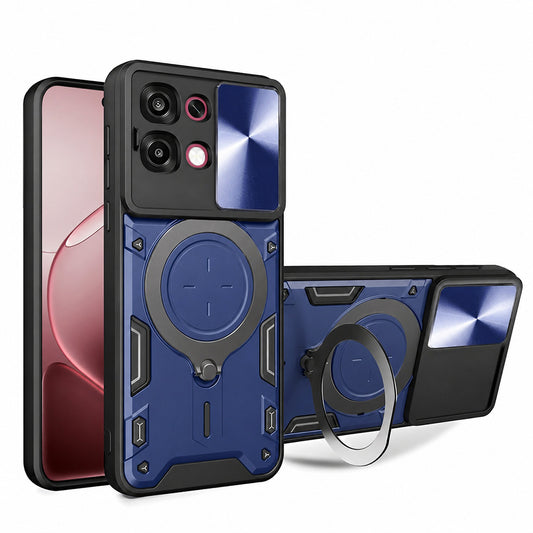 Husa pentru Oppo A6 Pro 5G / A6 Pro 4G, Techsuit, CamGuard Pro, Albastra