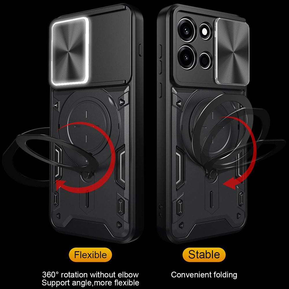 Husa pentru Oppo A6 Pro 5G / A6 Pro 4G, Techsuit, CamGuard Pro, Mov