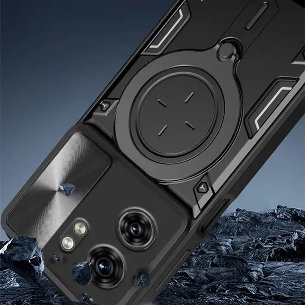 Husa pentru Oppo A6 Pro 5G / A6 Pro 4G, Techsuit, CamGuard Pro, Neagra