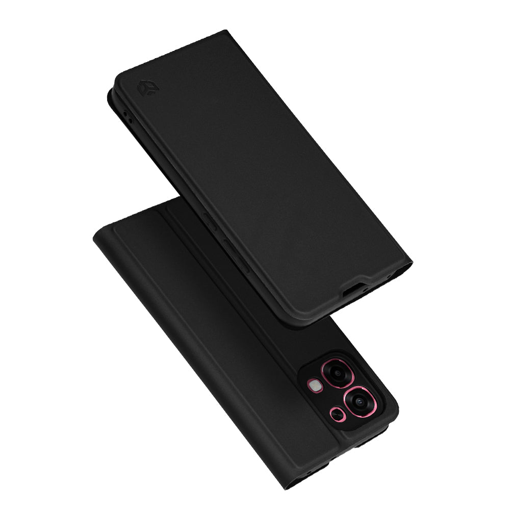 Husa pentru Oppo A6 Pro 5G / A6 Pro 4G, Techsuit, Magskin Book, Neagra
