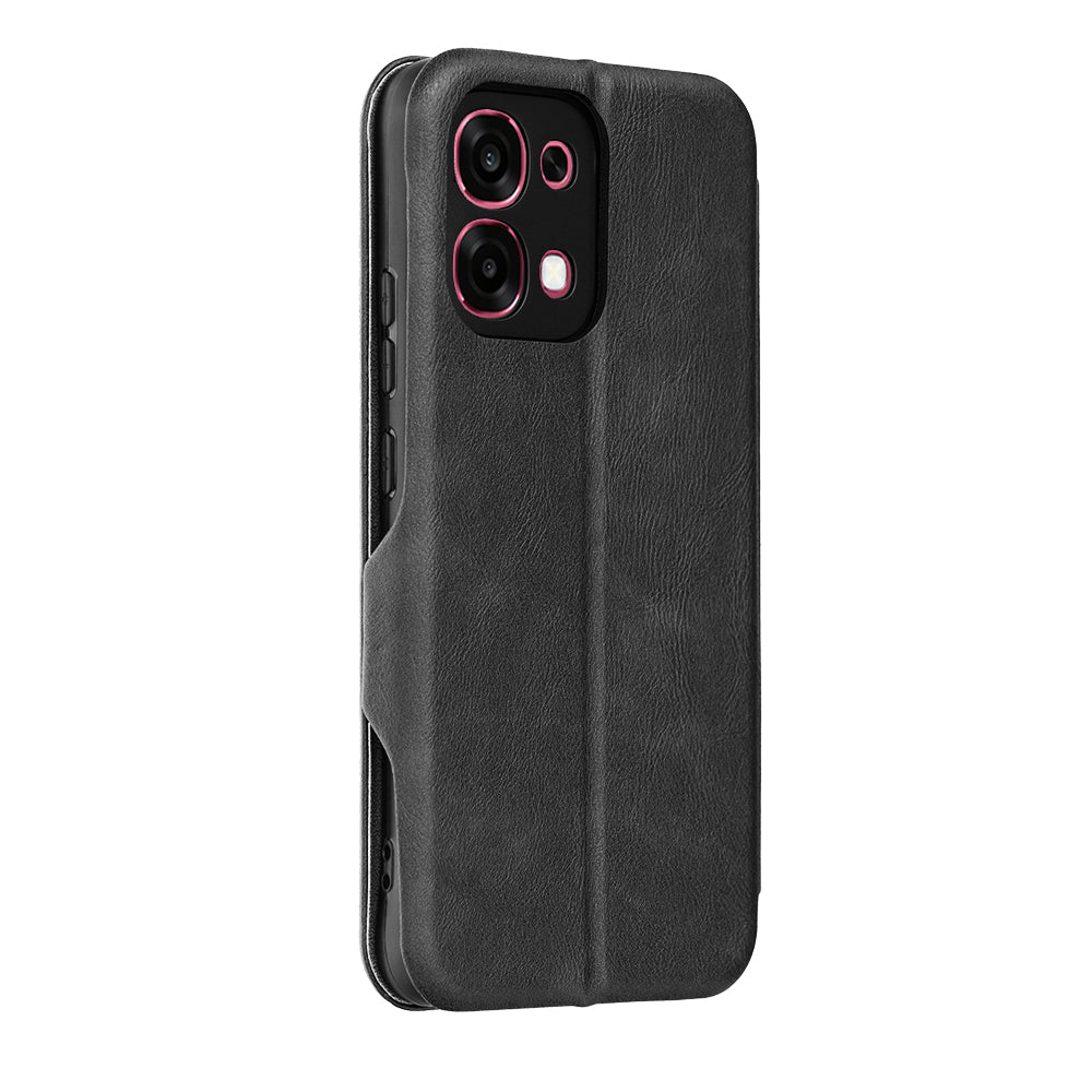 Husa pentru Oppo A6 Pro 5G / A6 Pro 4G, Techsuit, Safe Wallet Plus, Neagra