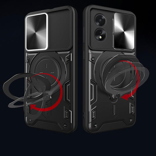 Husa pentru Oppo A60, Techsuit, CamGuard Pro, Albastra