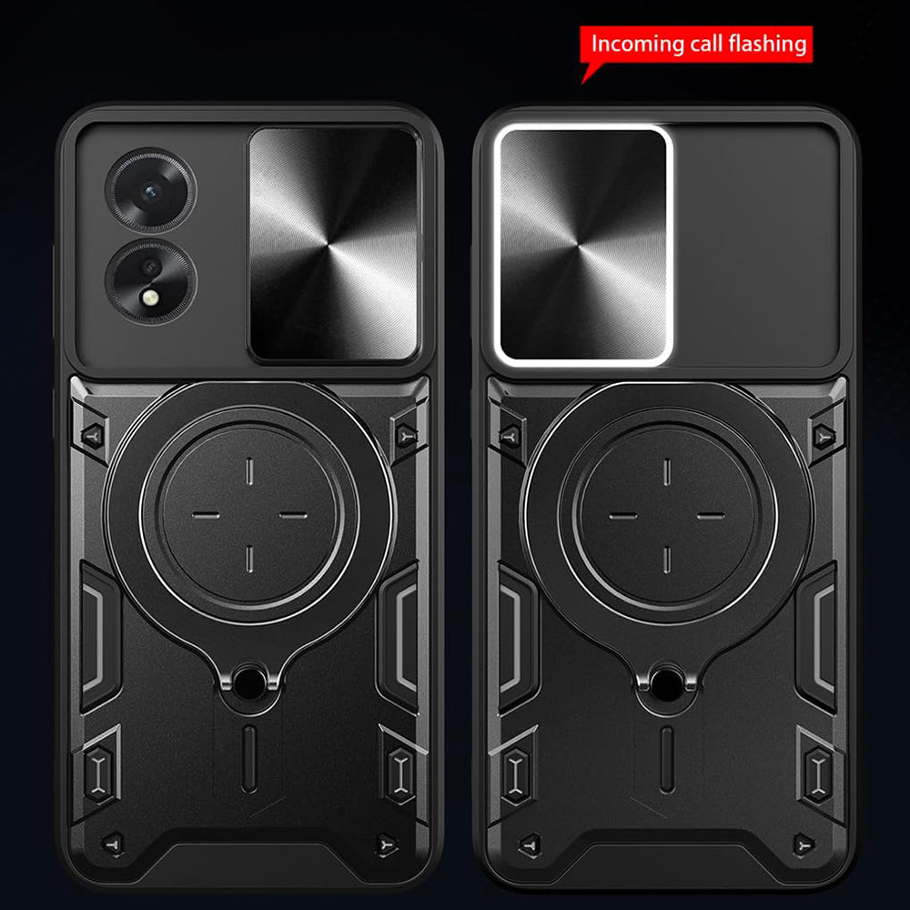 Husa pentru Oppo A60, Techsuit, CamGuard Pro, Rosie