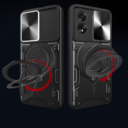 Husa pentru Oppo A60, Techsuit, CamGuard Pro, Rosie