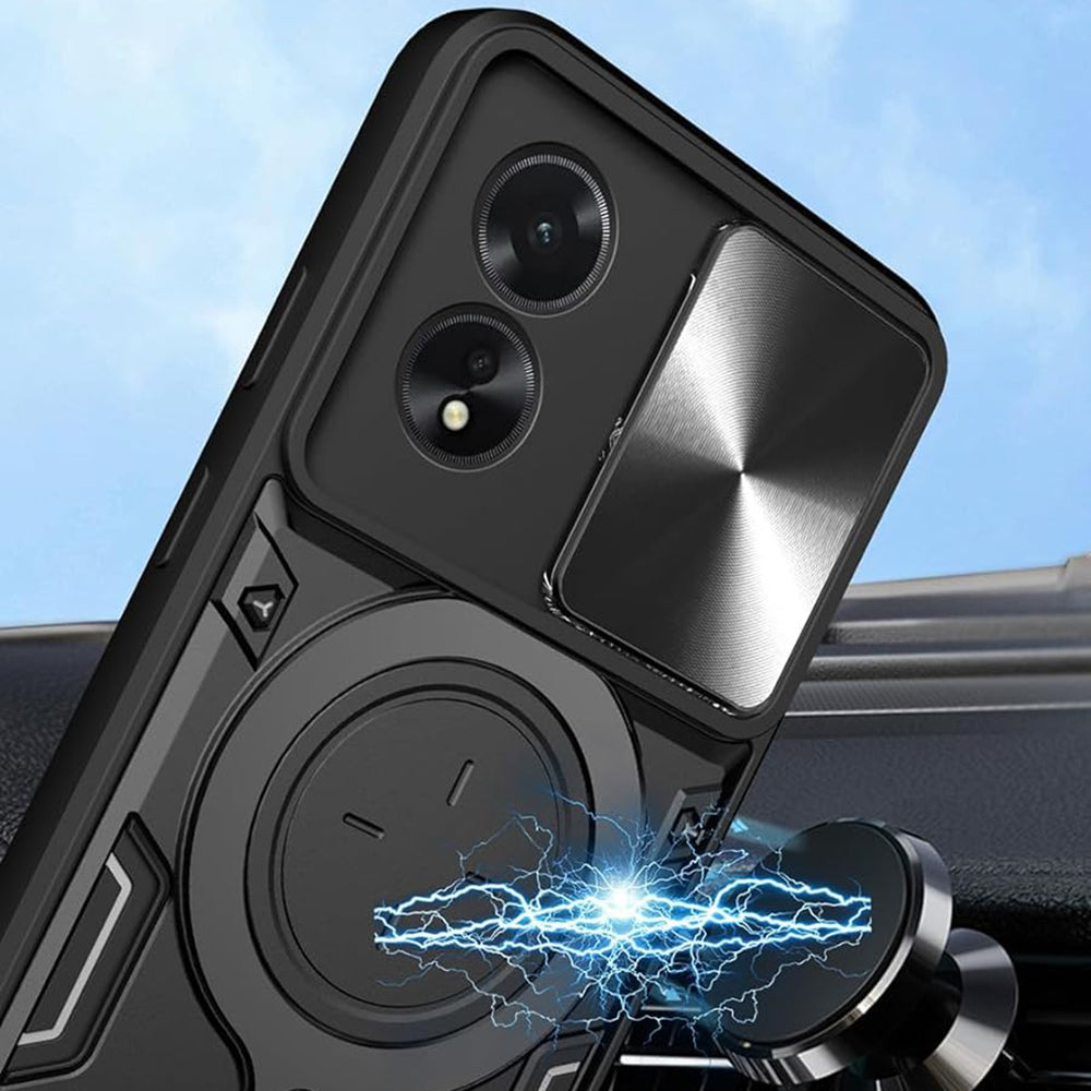 Husa pentru Oppo A60, Techsuit, CamGuard Pro, Rosie