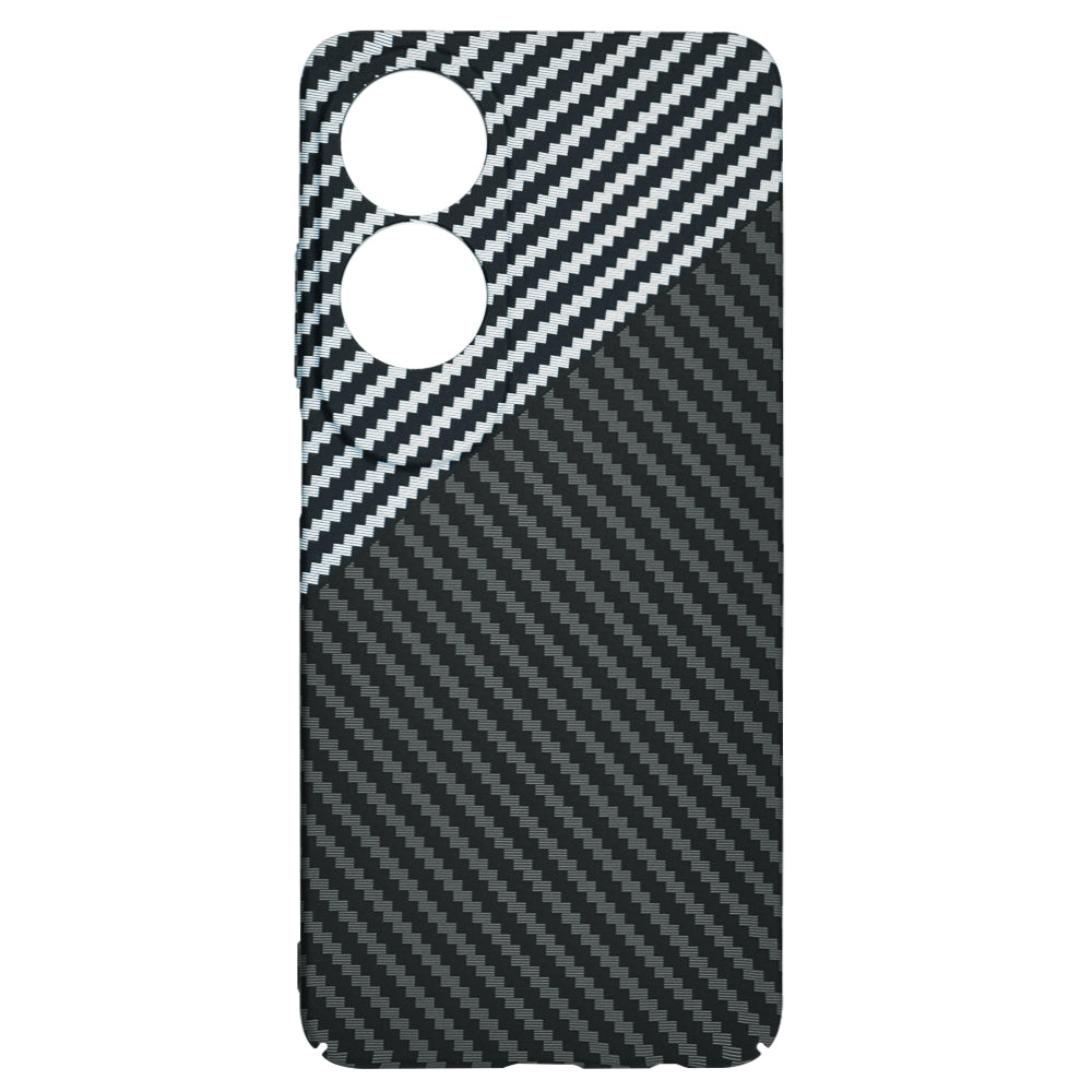 Husa pentru Oppo A60, Techsuit, Carbonite FiberShell, Neagra Gri