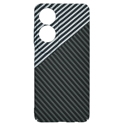 Husa pentru Oppo A60, Techsuit, Carbonite FiberShell, Neagra Gri