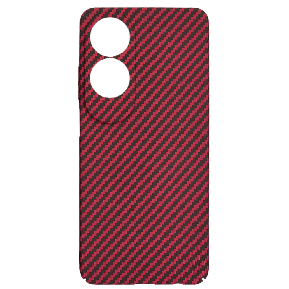 Husa pentru Oppo A60, Techsuit, Carbonite FiberShell, Rosie