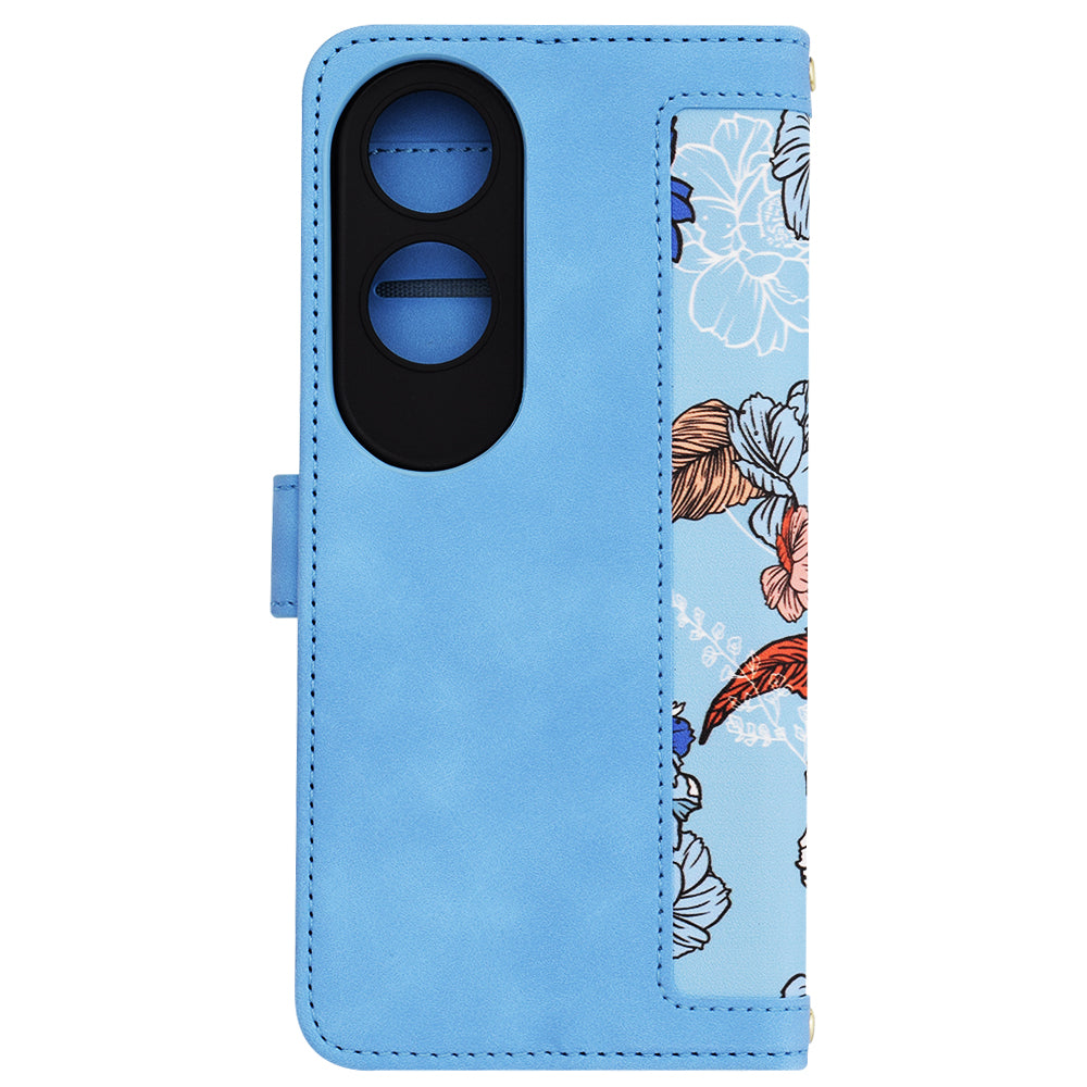 Husa pentru Oppo A60, Techsuit, FlipCraft, Bleu