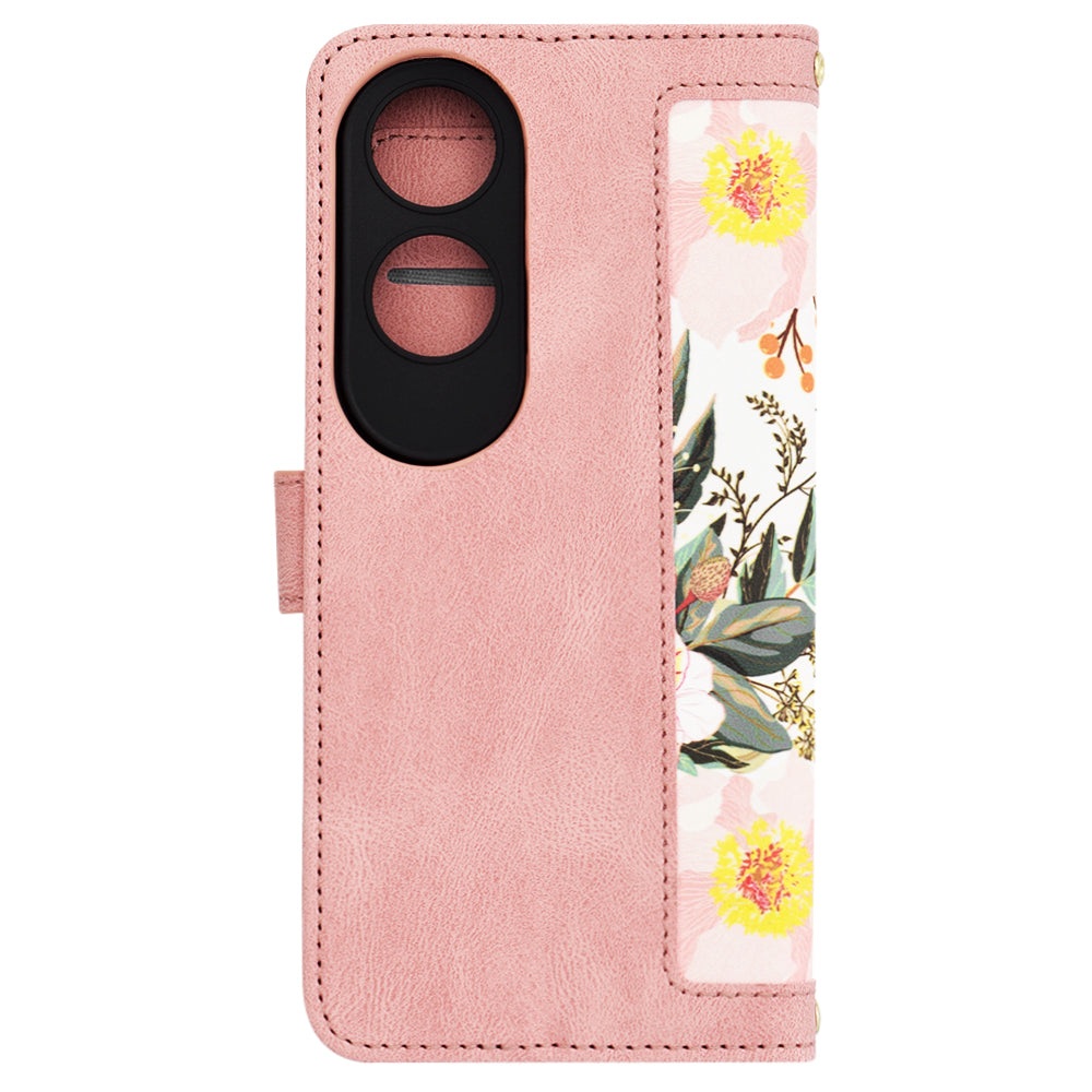 Husa pentru Oppo A60, Techsuit, FlipCraft, Roz