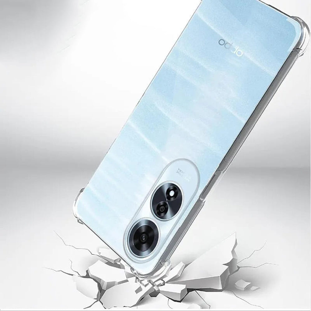 Husa pentru Oppo A60, Techsuit, Shockproof Clear, Transparenta