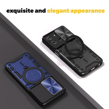 Husa pentru Oppo A6k 4G / A6x 4G / A6x / A6 4G, Techsuit, CamGuard Pro, Albastra