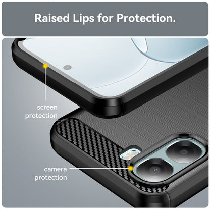 Husa pentru Oppo A6x 4G / A6x, Techsuit, Carbon, Neagra