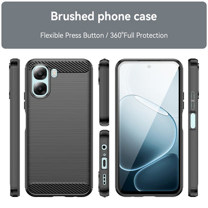 Husa pentru Oppo A6x 4G / A6x, Techsuit, Carbon, Neagra