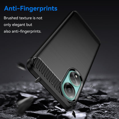 Husa pentru Oppo A78 4G, Techsuit, Carbon, Neagra
