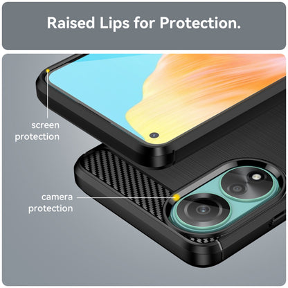 Husa pentru Oppo A78 4G, Techsuit, Carbon, Neagra