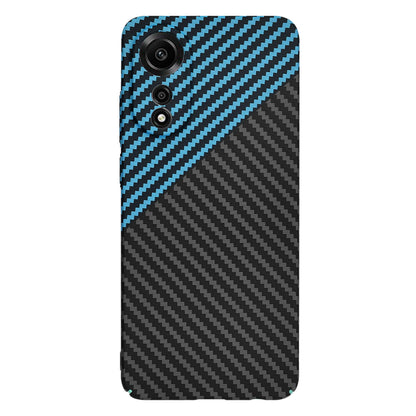 Husa pentru Oppo A78 4G, Techsuit, Carbonite FiberShell, Neagra Bleu