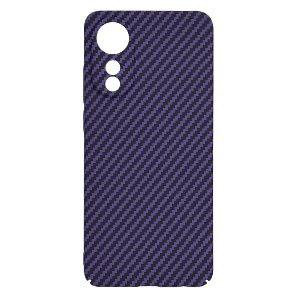 Husa pentru Oppo A78 4G, Techsuit, Carbonite FiberShell, Mov