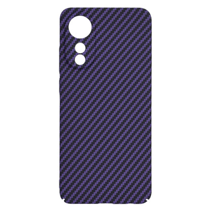 Husa pentru Oppo A78 4G, Techsuit, Carbonite FiberShell, Mov