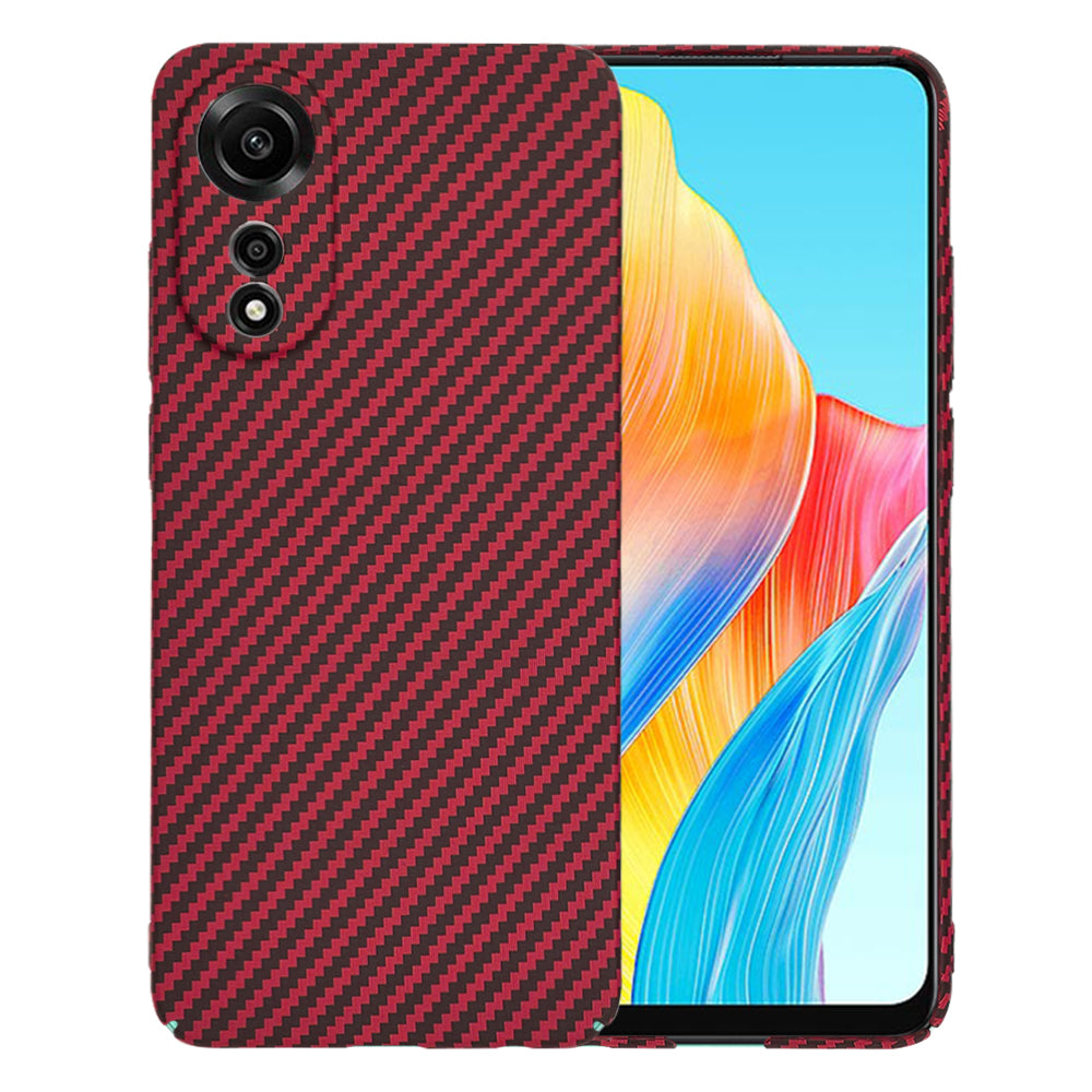 Husa pentru Oppo A78 4G, Techsuit, Carbonite FiberShell, Rosie