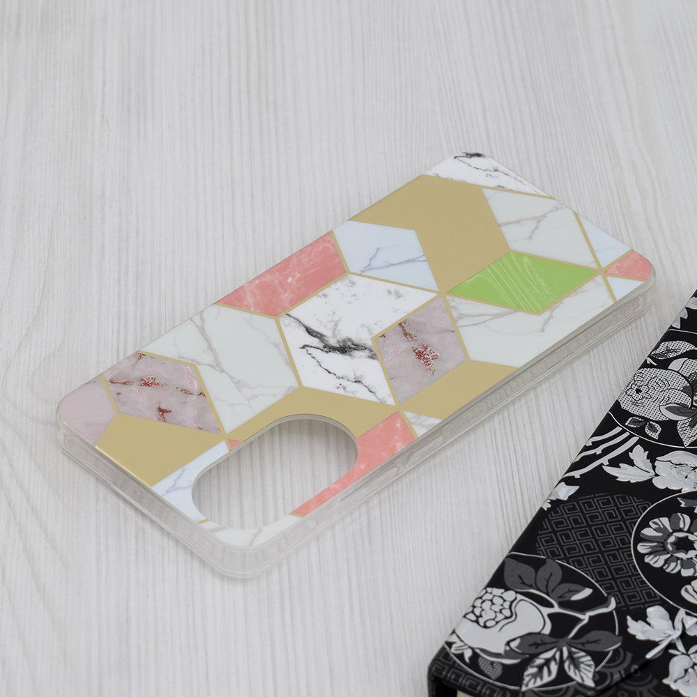 Husa pentru Oppo A78 4G, Techsuit, Marble, Mov