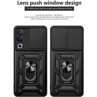 Husa pentru Oppo A80, Techsuit, CamShield, Neagra